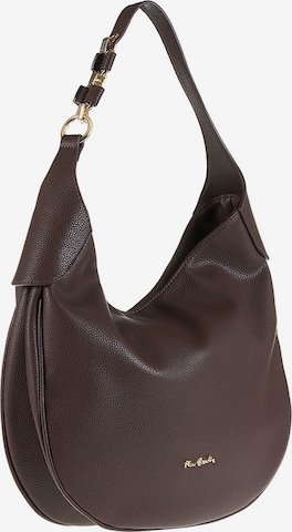 PIERRE CARDIN Shoulder Bag in Brown: front