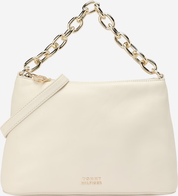 TOMMY HILFIGER - Bolso de mano en beige: frente