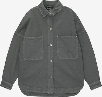 Veste mi-saison Pull&Bear en gris : devant