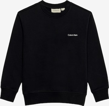 Calvin Klein Jeans - Sudadera en negro: frente