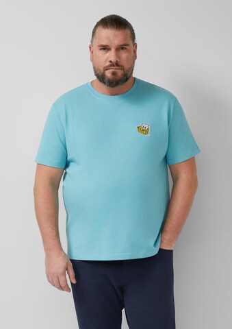 T-Shirt s.Oliver en bleu : devant