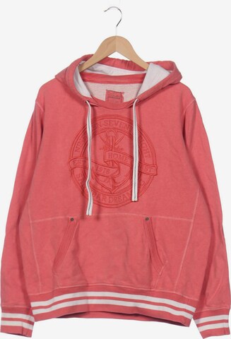 SANSIBAR Sweatshirt & Zip-Up Hoodie in L in Pink: front