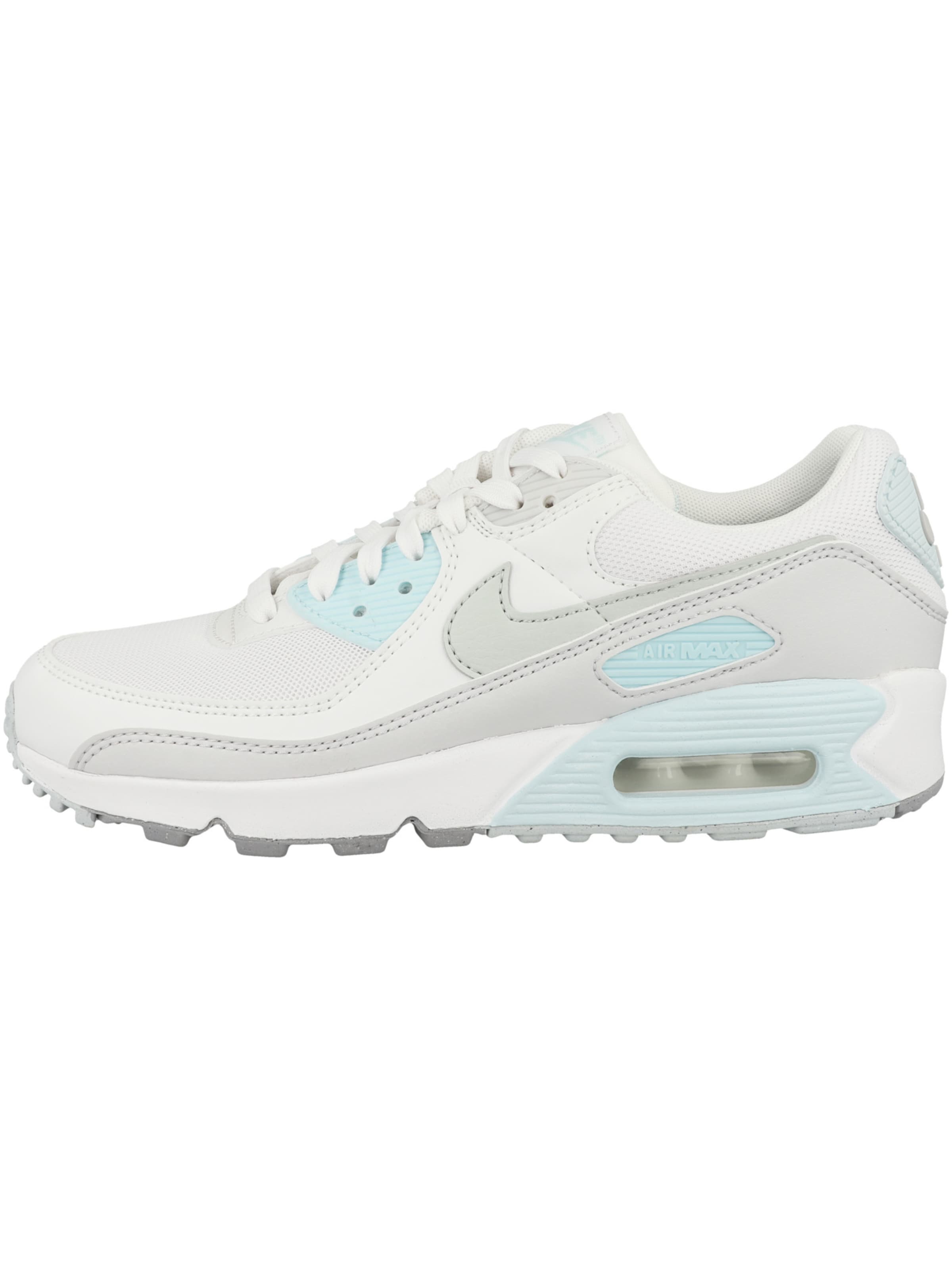 Nike Sportswear Sneakers laag ' Air Max 90 ' in de kleur Aqua / Wit, Productweergave