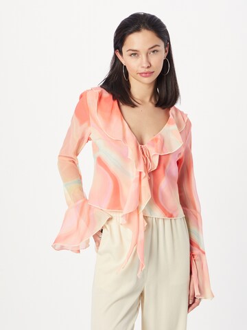 Gina Tricot Blouse 'Electra' in Pink: front
