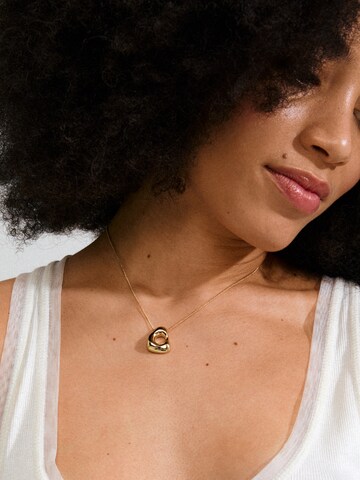 Pilgrim Ketting 'Haven' in Goud: voorkant