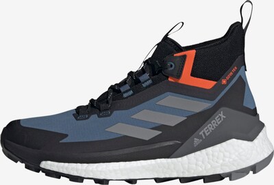 ADIDAS TERREX Outdoorschuh 'Free Hiker 2.0' in rauchblau / dunkelgrau / orange / schwarz, Produktansicht