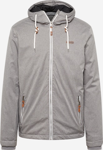 Ragwear Between-Season Jacket 'RYTEL' in Grey: front