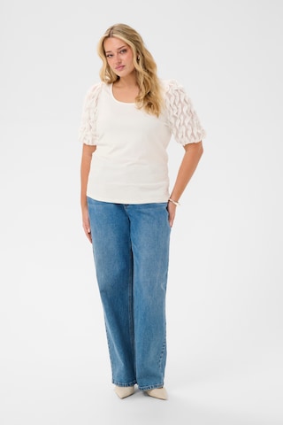 KAFFE CURVE Blouse 'KCLinda' in White