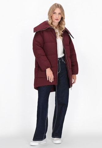 Manteau d’hiver DreiMaster Maritim en rouge