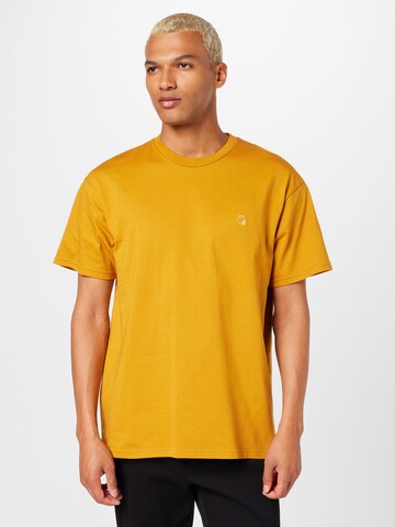 T-Shirt 'Chase' Carhartt WIP en jaune : devant