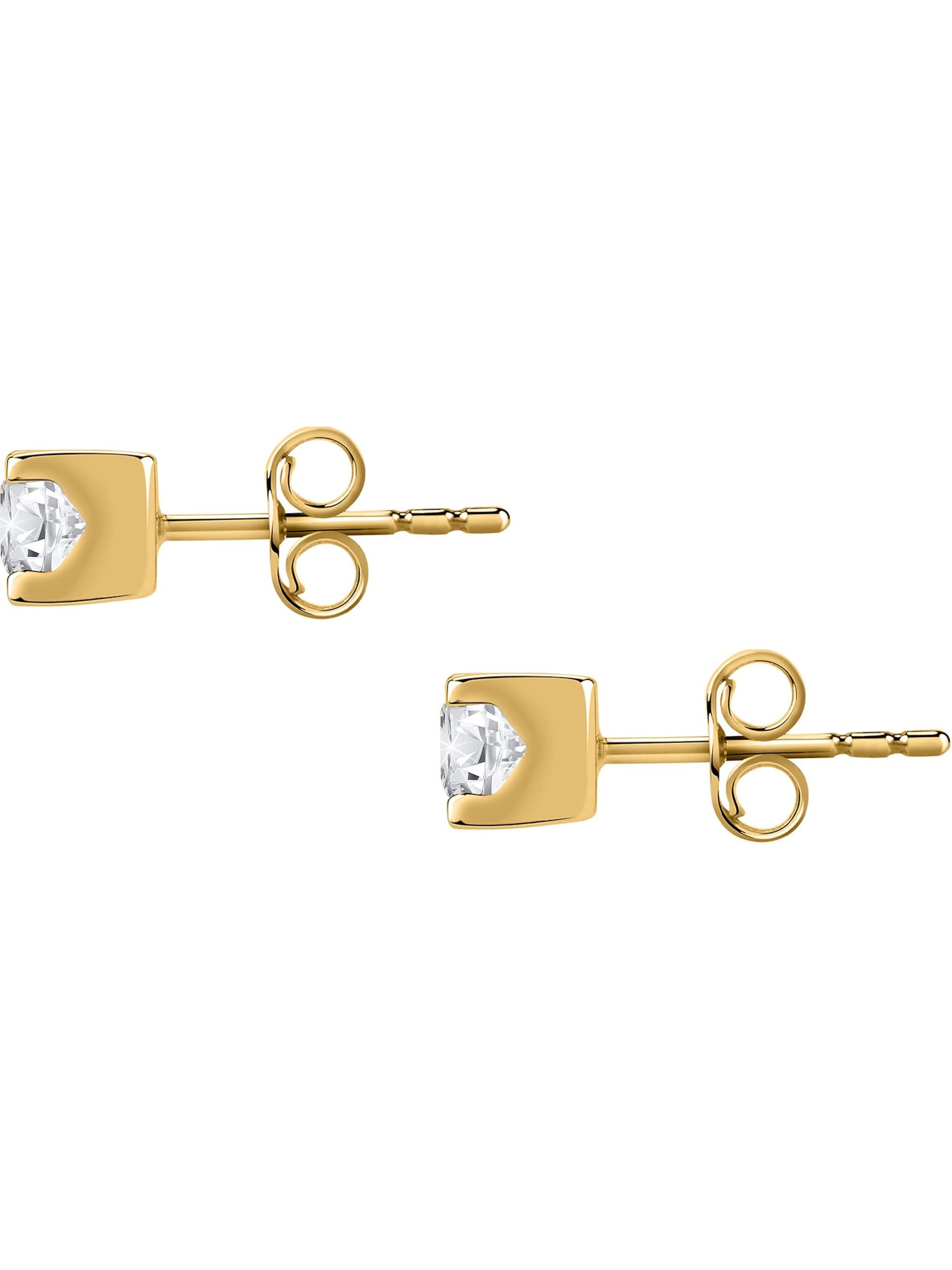 CHRIST Ohrringe in Gold