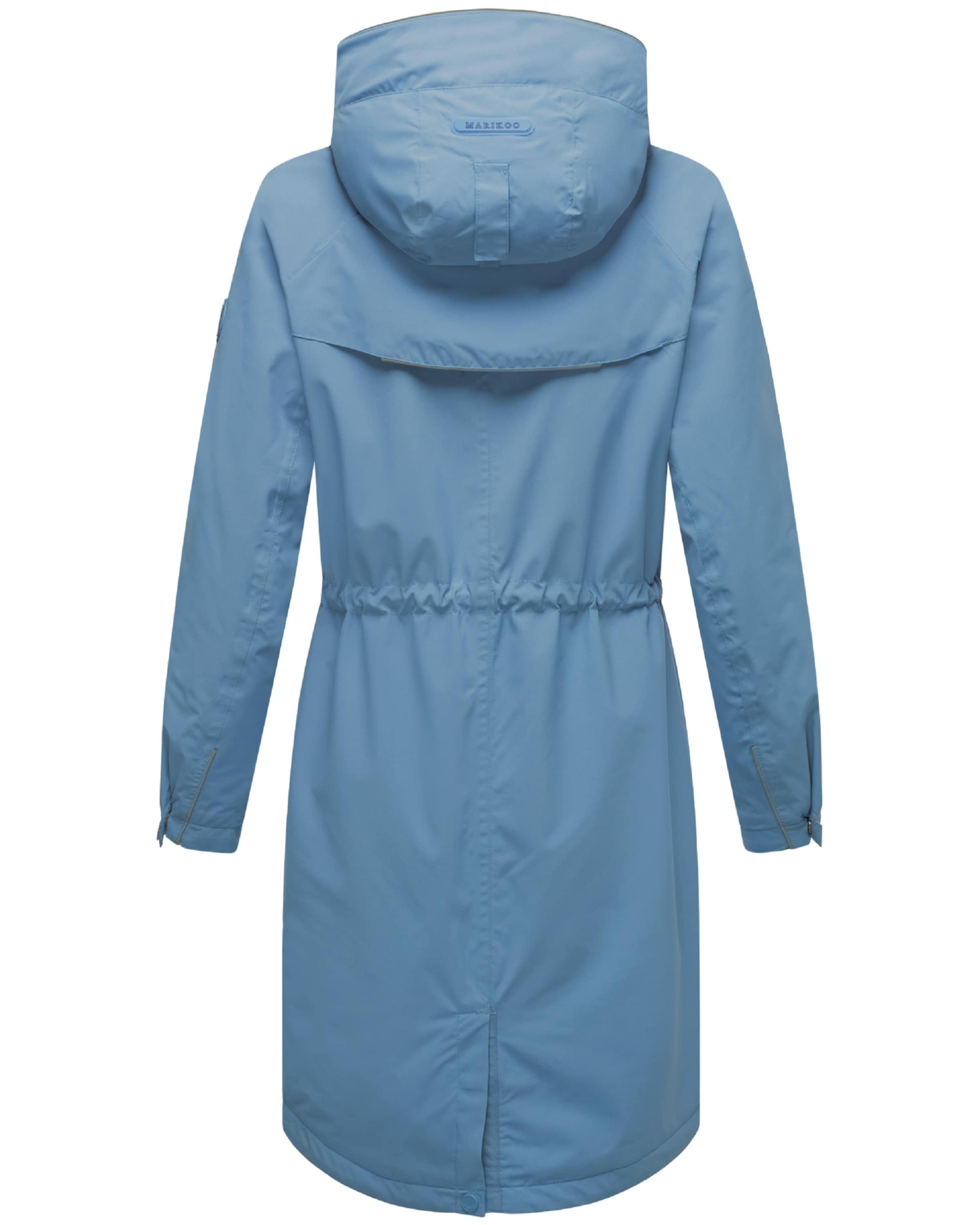 Palton de primăvară-toamnă 'Megumii 16' de la MARIKOO pe albastru