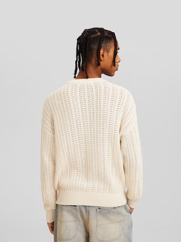 Bershka Pullover in Beige