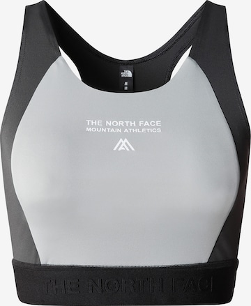 THE NORTH FACE Bralette Sports Bra 'MA' in Grey: front