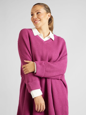 Vero Moda Curve Sweater 'Leanna' in Purple