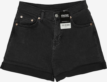 WEEKDAY Shorts XS in Schwarz: Vorderseite