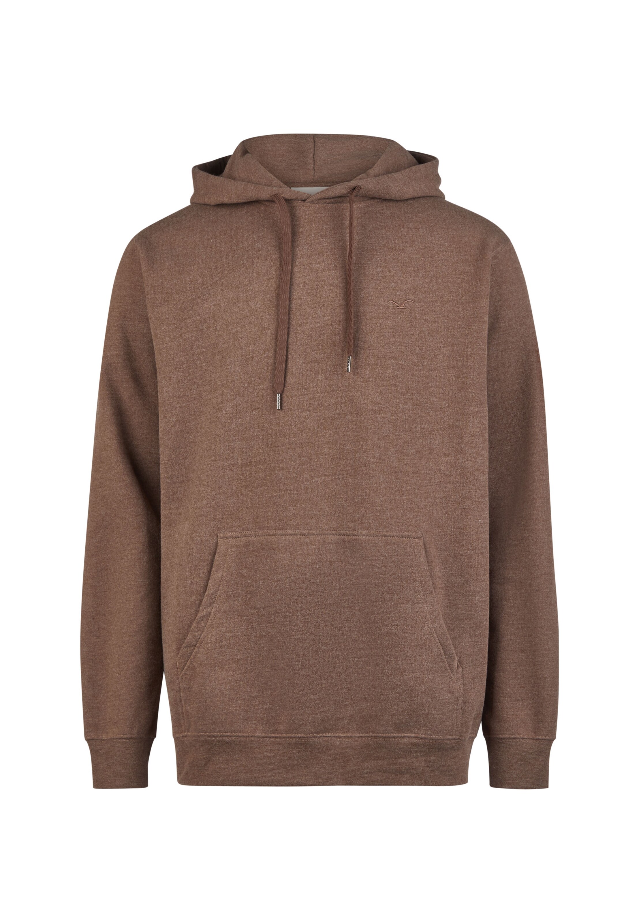 Cleptomanicx Hoodie 'Ligull' in Braun: Vorderseite