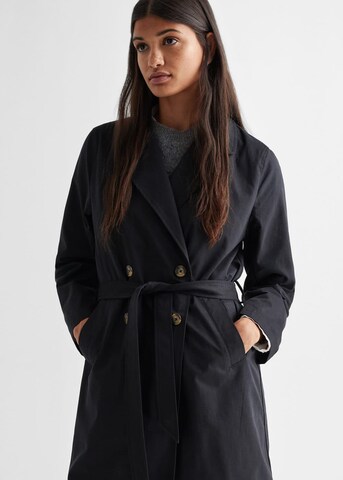 Manteau 'Trenchy' MANGO TEEN en noir : devant