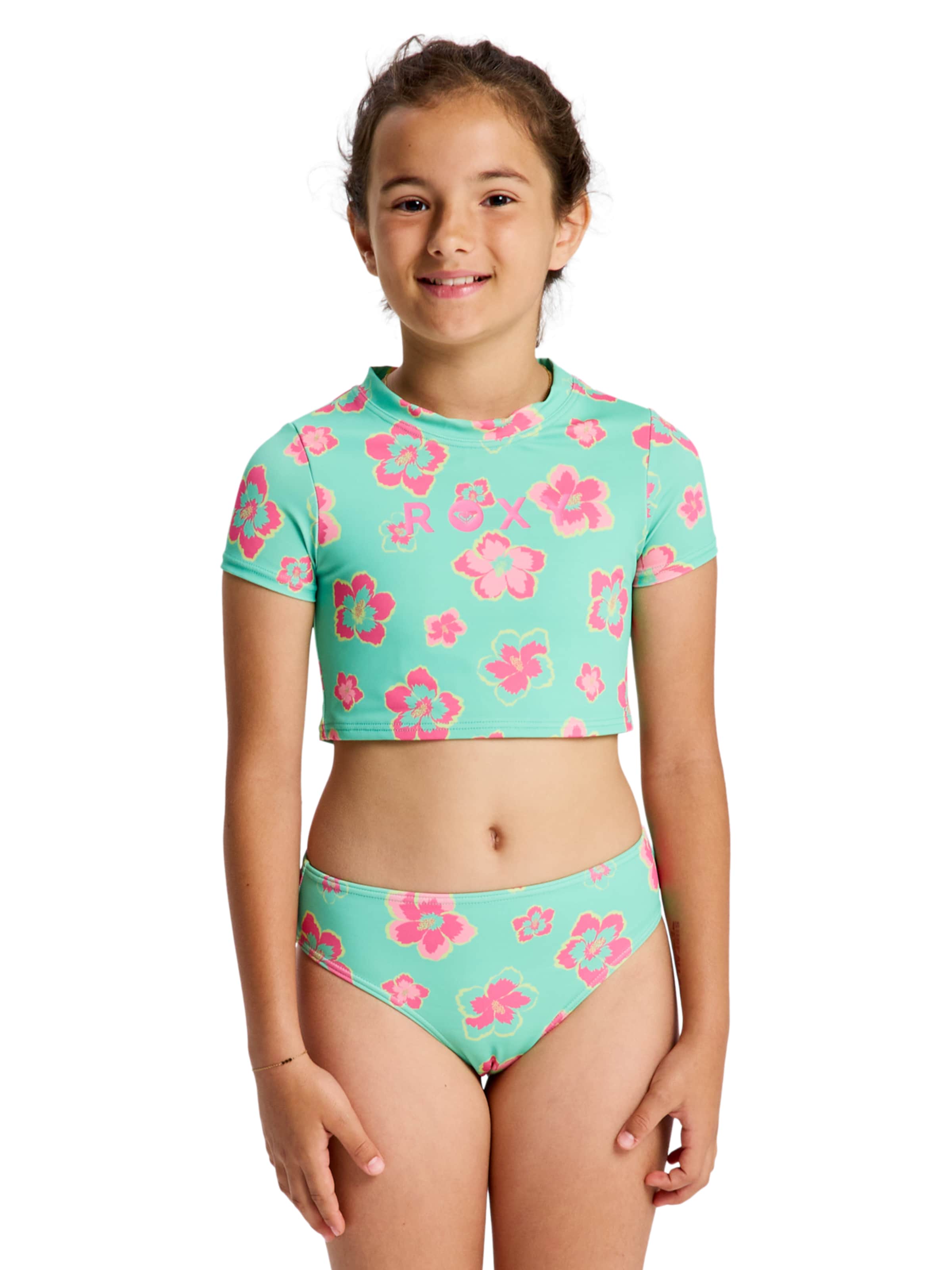 ROXY T-shirt 'Tropicool' in Grün: Vorderseite