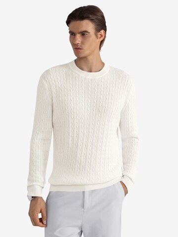 Pullover di Vantory in bianco: frontale