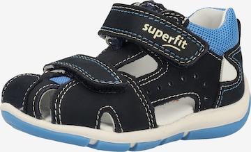 SUPERFIT Open schoenen in Blauw: voorkant