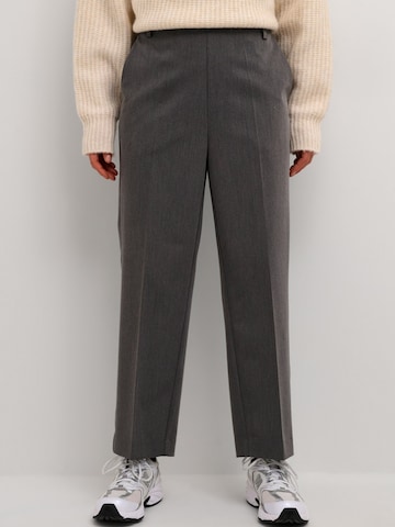 Loosefit Pantalon à plis 'Sakura' Kaffe en gris