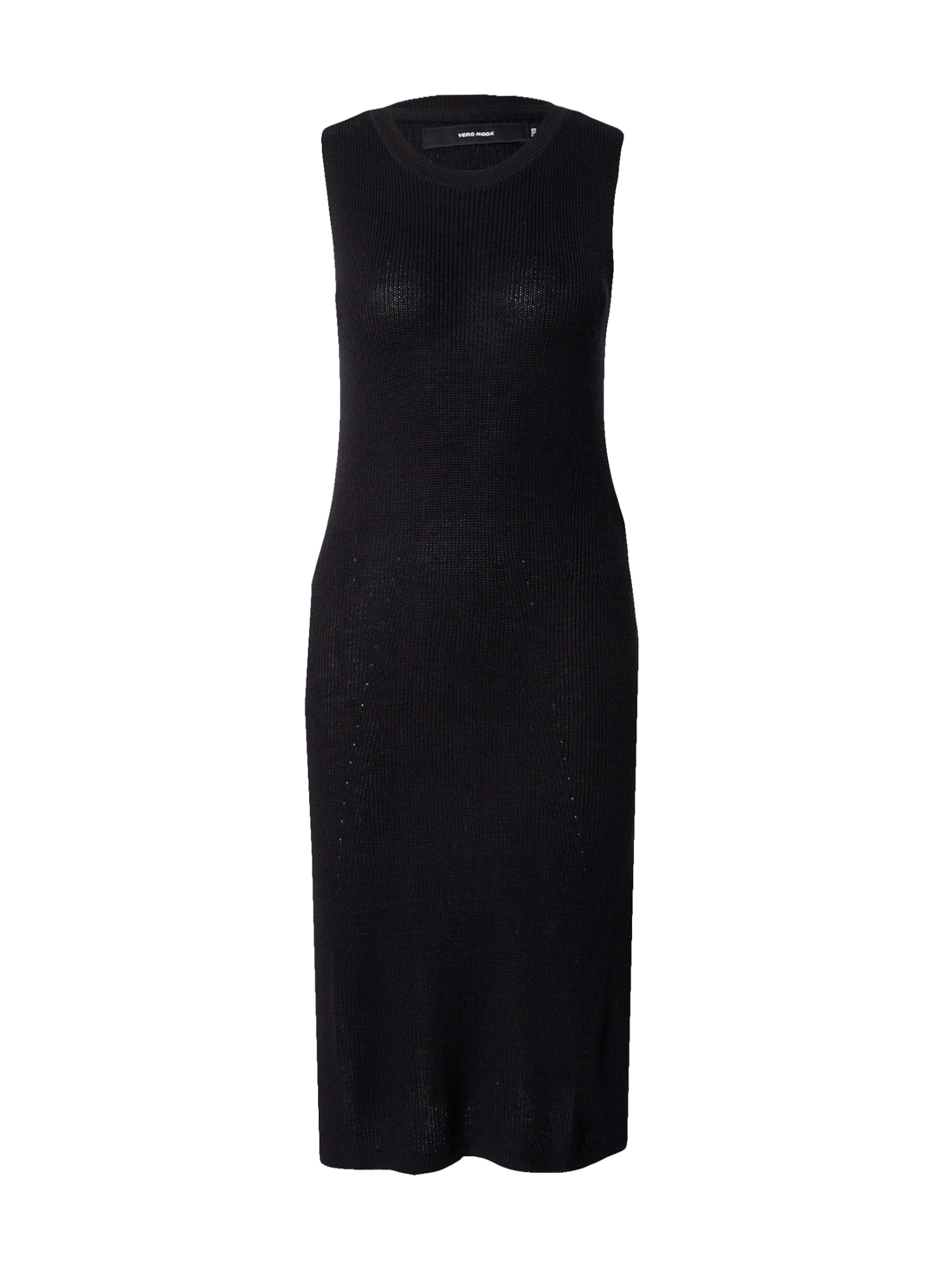 VERO MODA - Vestido de punto 'VMNew Lexsun' en negro: frente
