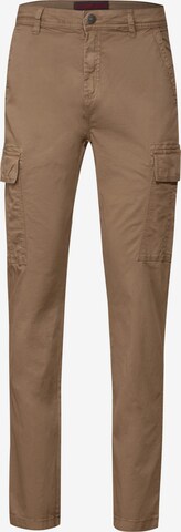 Street One MEN Regular Cargo Pants in Beige: front