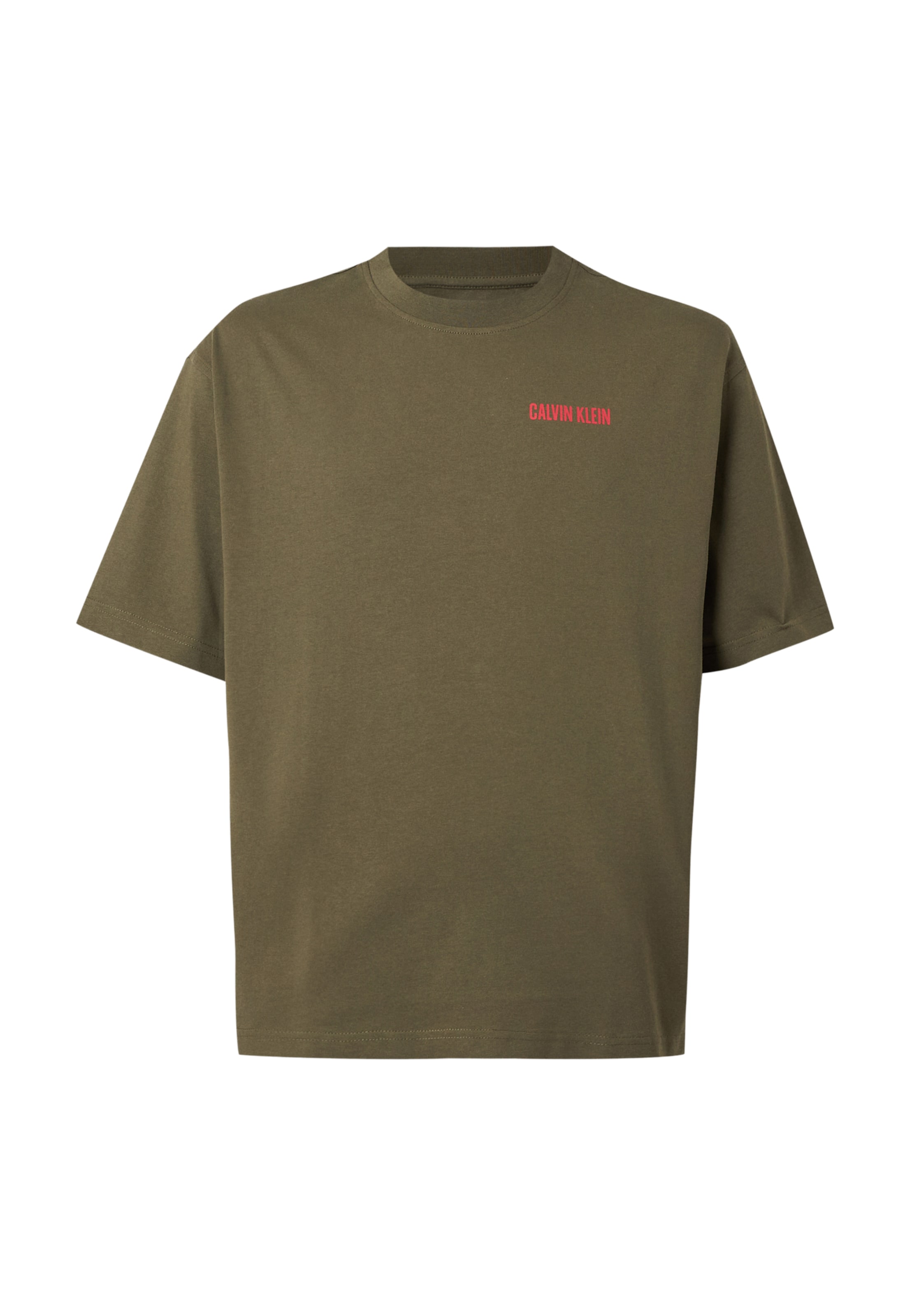 Calvin Klein Jeans - Camiseta 'CALVIN OR NOTHING' en verde: frente