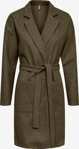 PIECES Between-Seasons Coat 'Jolene' in Green: front