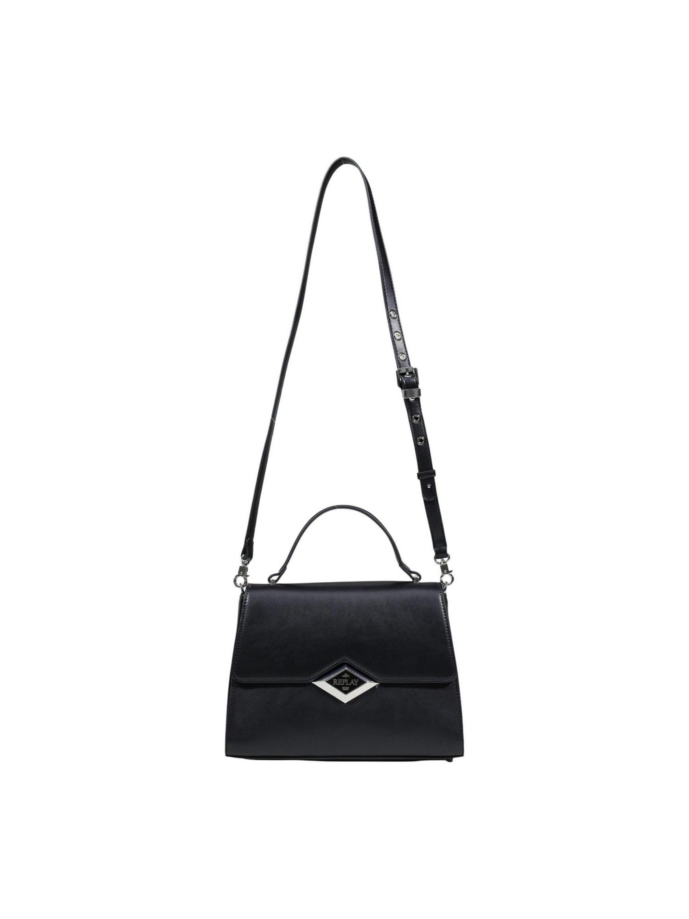 Borsa a spalla 'FW3764.000.A0015G' di REPLAY in nero: frontale