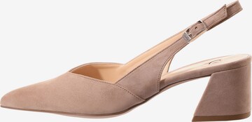 Décolleté sling 'Laura' di Högl in beige: frontale