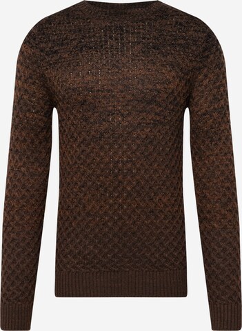 JACK & JONES Sweater in Brown: front