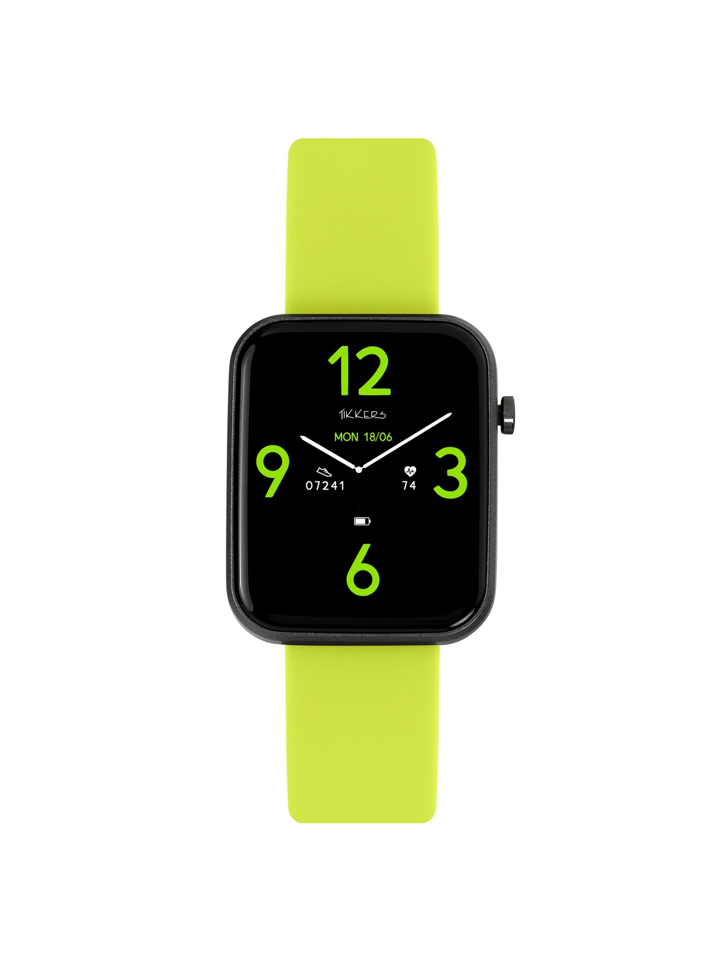 Montre 'Tikkers Smart Watch Serie 13 Silikonband' Tikkers en vert