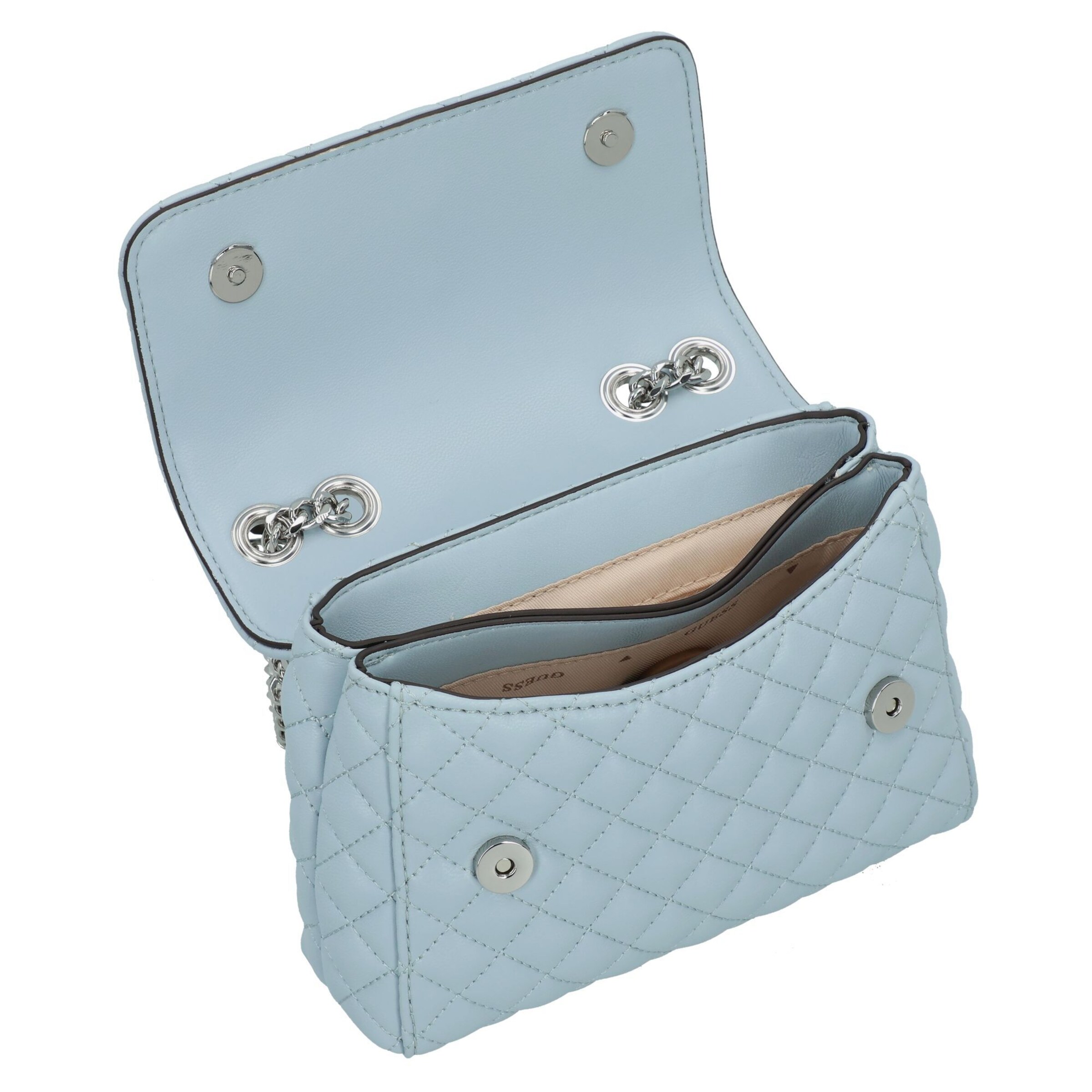 GUESS Schultertasche 'Everlee' in Blau