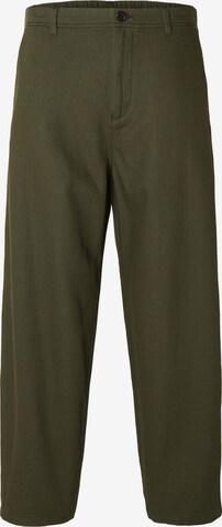 Pantalon 'MARK' SELECTED HOMME en vert : devant