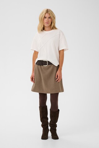 CULTURE - Camisa 'CUStitch Amora' em branco