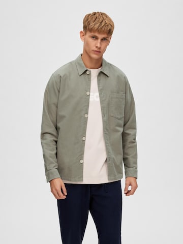 Veste mi-saison 'Beck' SELECTED HOMME en gris : devant