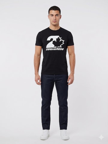 T-Shirt 'DS2 Men's T-Shirt Black - original DS2 item, available for immediate delivery' DS2 en noir : devant
