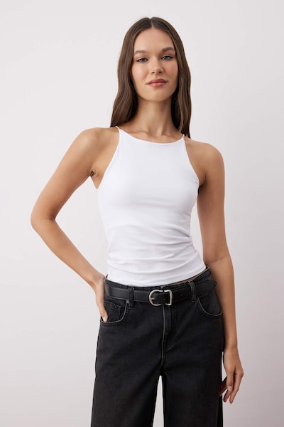 Trendyol Haut en XS en noir / blanc, Vue avec produit