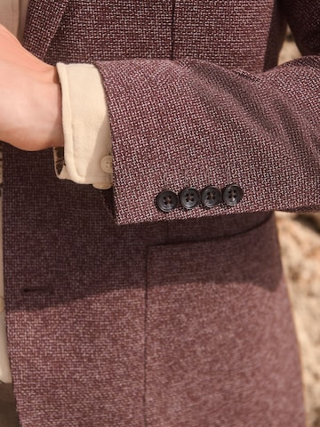 Next Slim fit Colbert in Bruin