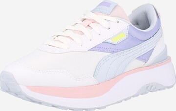 PUMA Sneakers 'Cruise Rider Silky' in White: front