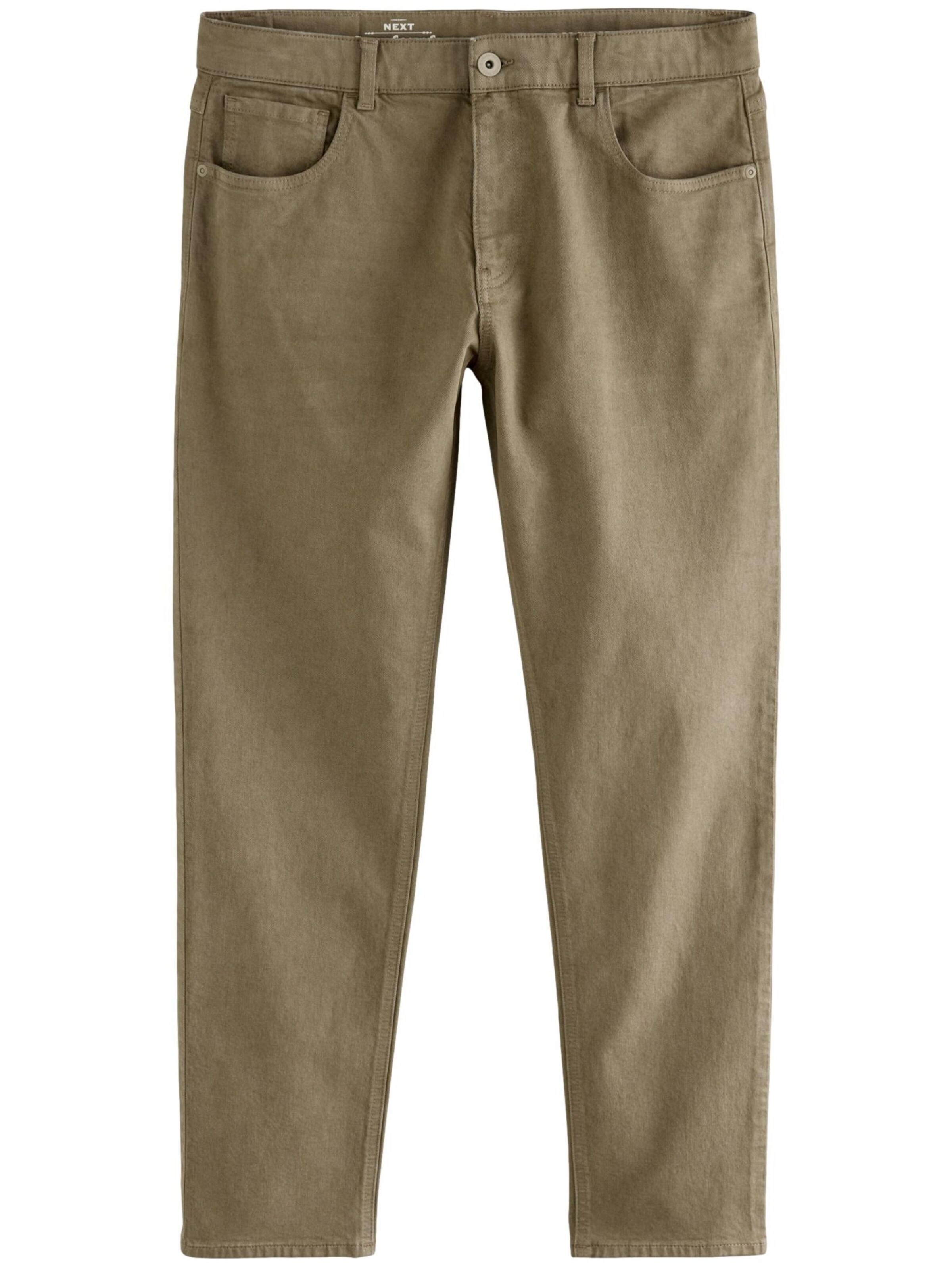 Next Slimfit Kavbojke | rjava barva: sprednja stran