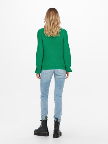 Pull-over 'MYRNA' ONLY en vert