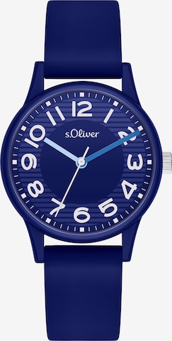 s.Oliver Analog Watch in Blue: front