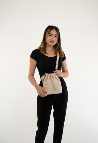 Borsa a tracolla 'Sarah Small' di Expatrié in beige