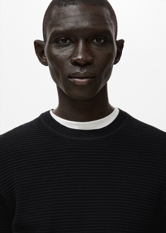 MANGO MAN Pullover 'Salas' in Schwarz