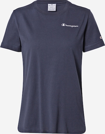 T-shirt Champion Authentic Athletic Apparel en bleu : devant