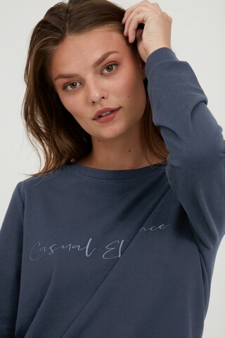 Fransa Sweatshirt 'FRBESWEAT 4' in Blau