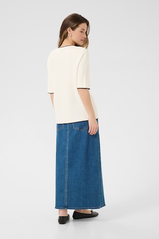 Pull-over Kaffe en blanc